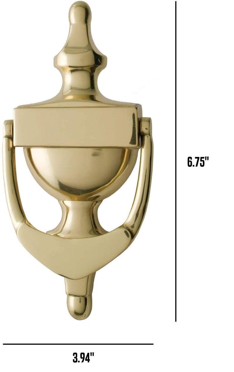 ExcelMark Door Knocker - Solid Brass Construction (Stock) - Image 1